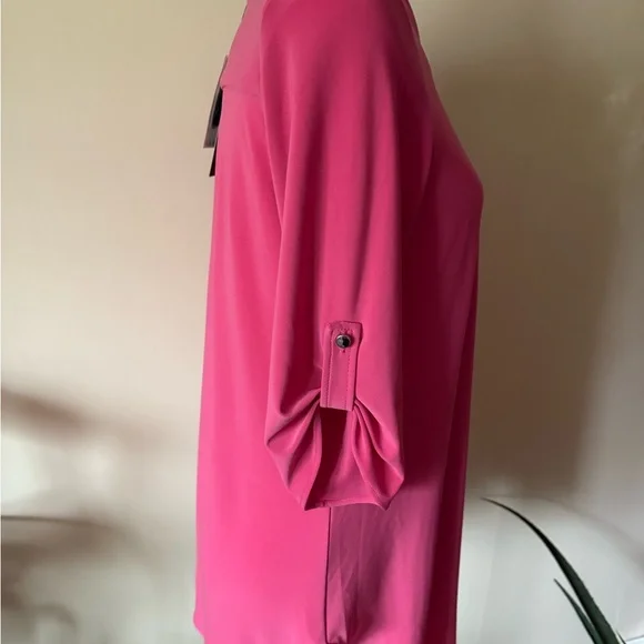 NWT BEAUTIFUL JOSEPH RIBKOFF PINK TUNIK TOP, size 8 - Picture 7 of 8